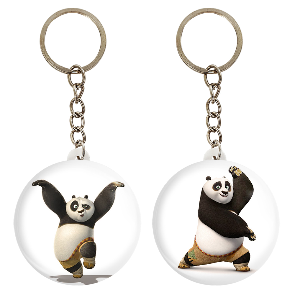 جاکلیدی خندالو مدل پاندا کونگ فو کار کد 13771382 مجموعه 2 عددی