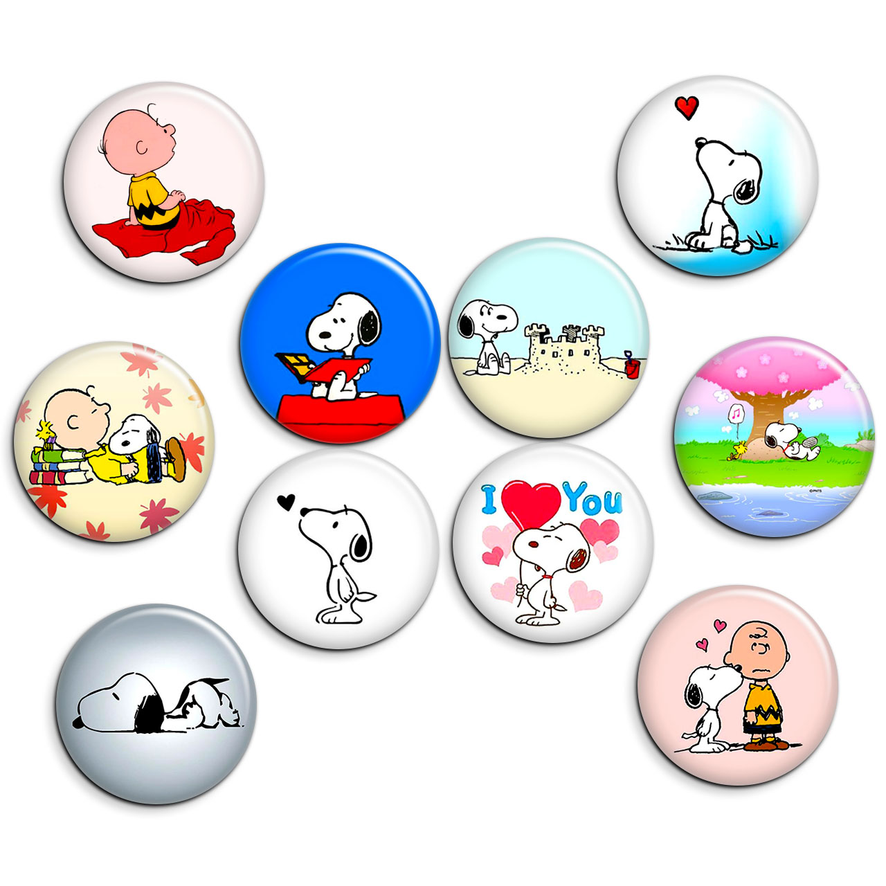 پیکسل پرمانه طرح اسنوپی کد pmg.6511 مجموعه 10 عددی