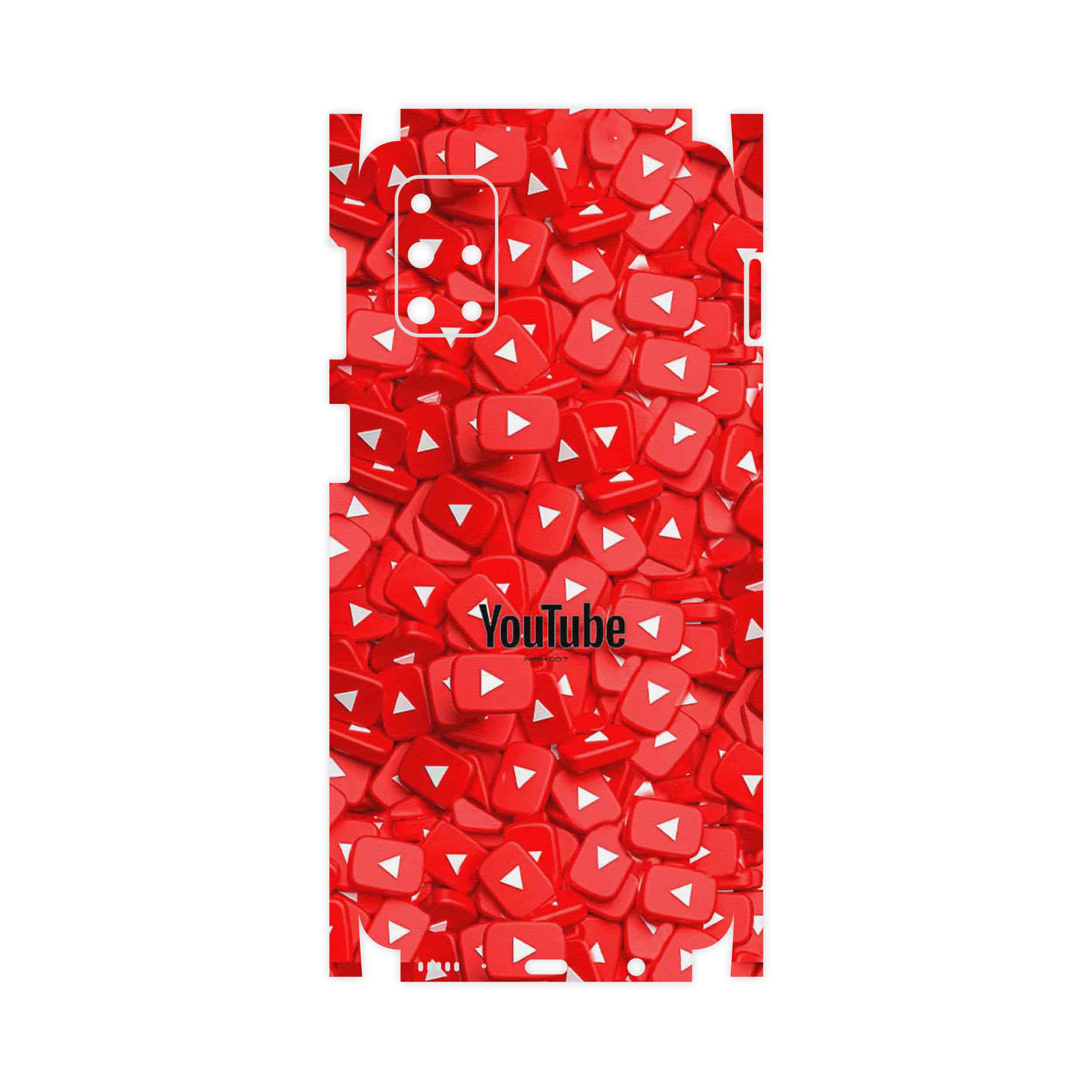 برچسب پوششی ماهوت مدل Youtube-FullSkin مناسب برای گوشی موبایل سامسونگ Galaxy M31S