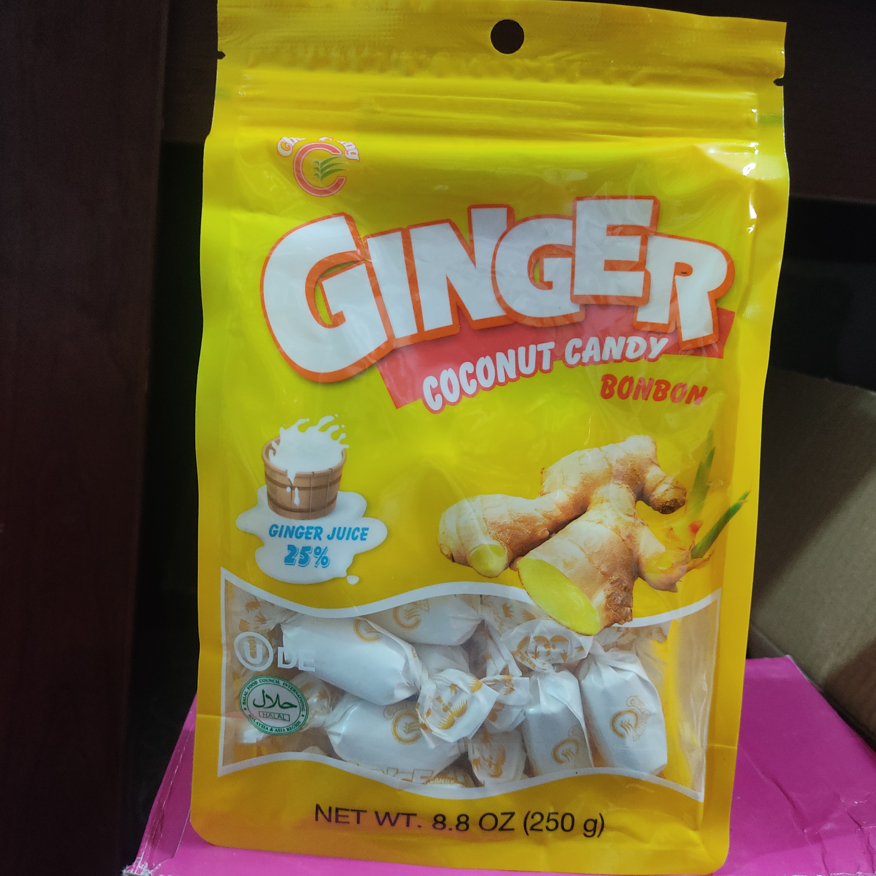 شیرینی خارجی مارک جینجر زنجبیلی طعم جدید و لذیذ تاریخ جدید کیفیت عالی