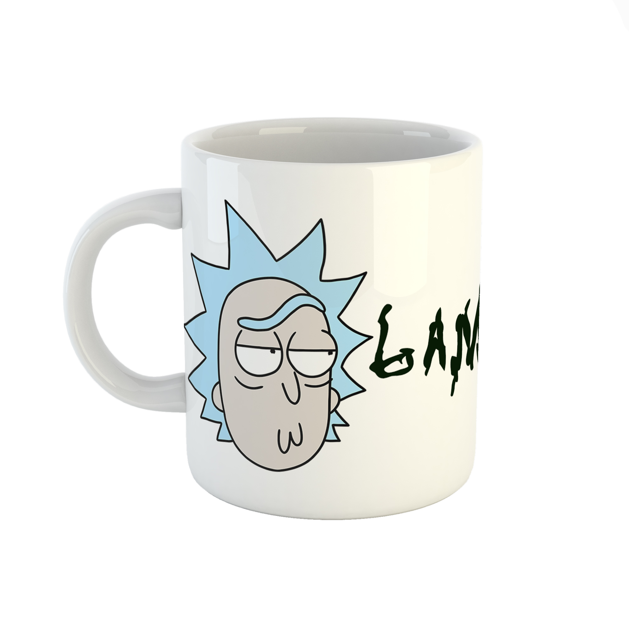 ماگ طرح اسم بامداد مدل rick and morty کد 877