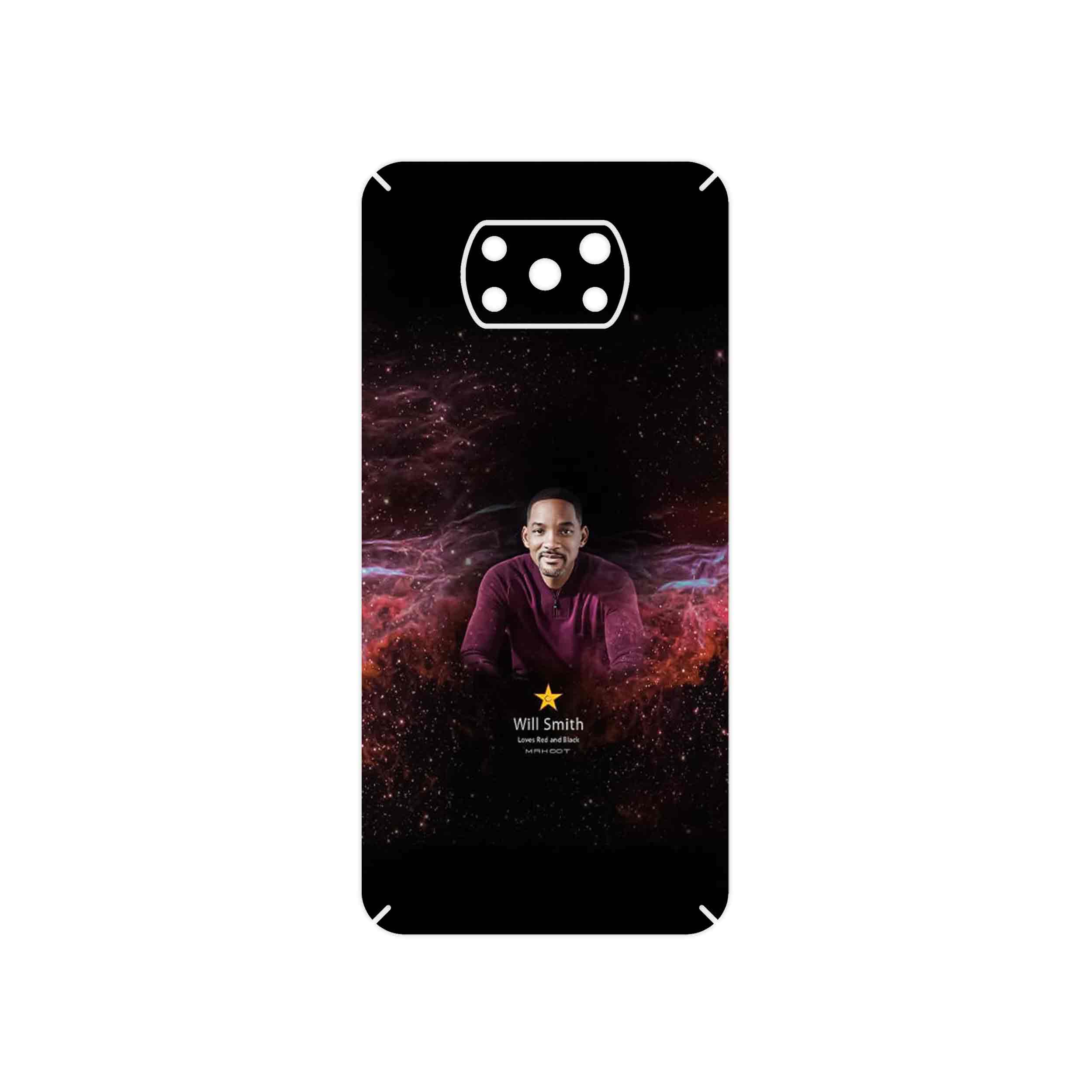 برچسب پوششی ماهوت مدل Will Smith مناسب برای گوشی موبایل شیائومی Poco X3 Pro