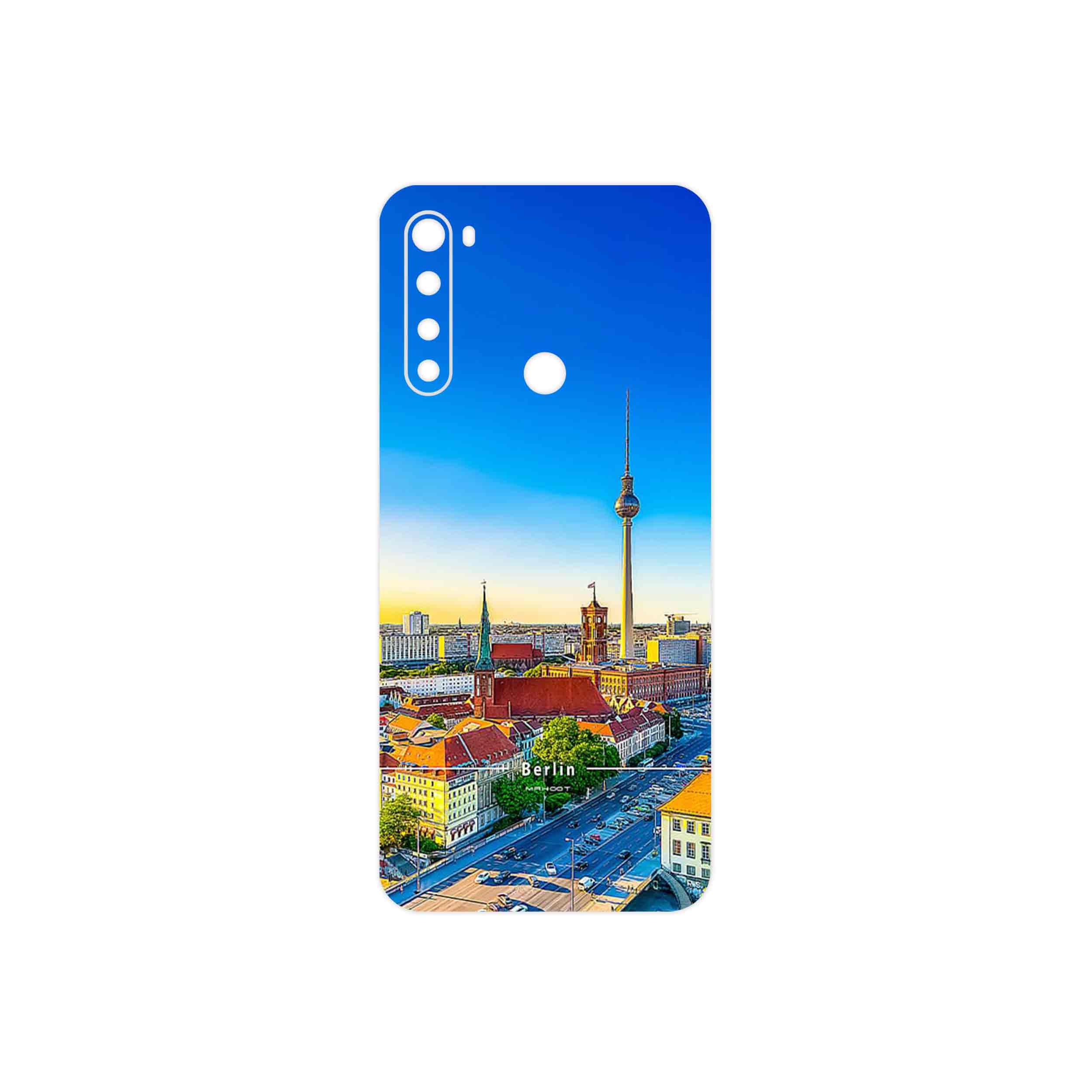 برچسب پوششی ماهوت مدل City of Berlin مناسب برای گوشی موبایل شیائومی Redmi Note 8T