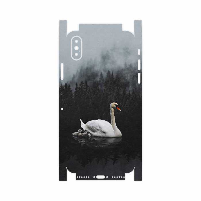 برچسب پوششی ماهوت مدل Swan Lake-FullSkin مناسب برای گوشی موبایل اپل iPhone X