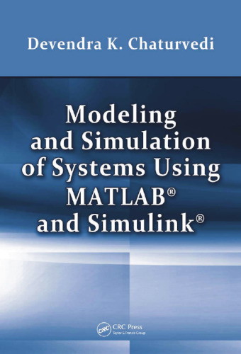 خرید و دانلود نسخه کامل کتاب Modeling and simulation of systems using MATLAB and Simulink