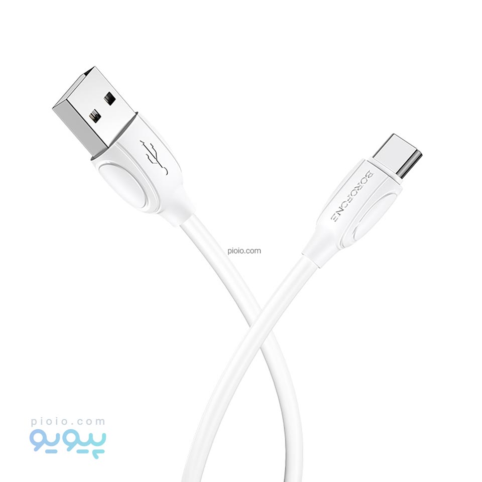 کابل USB به تایپ سی بروفون مدل BX19 طول 1 متر