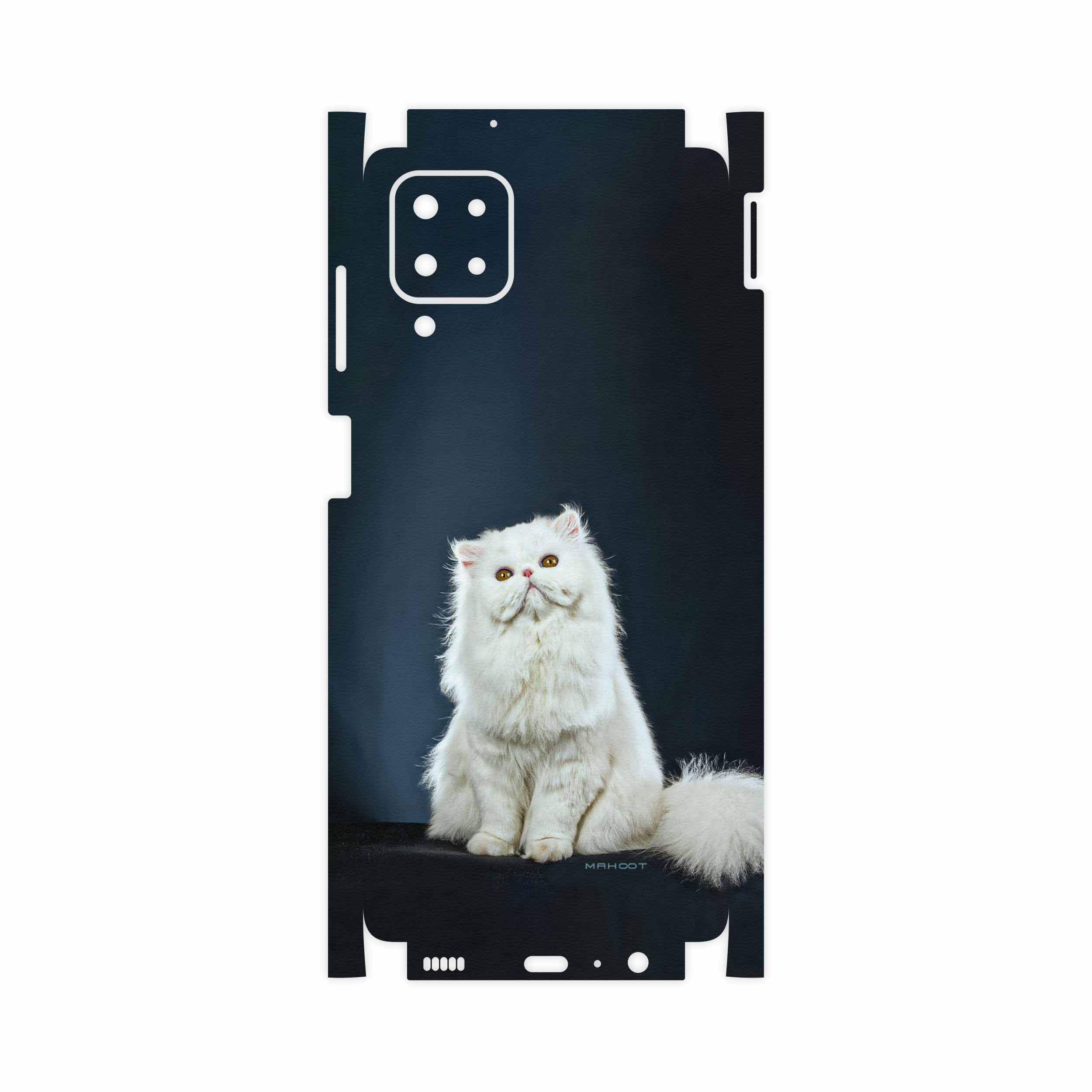 برچسب پوششی ماهوت مدل Persian-cat-FullSkin مناسب برای گوشی موبایل سامسونگ Galaxy M12