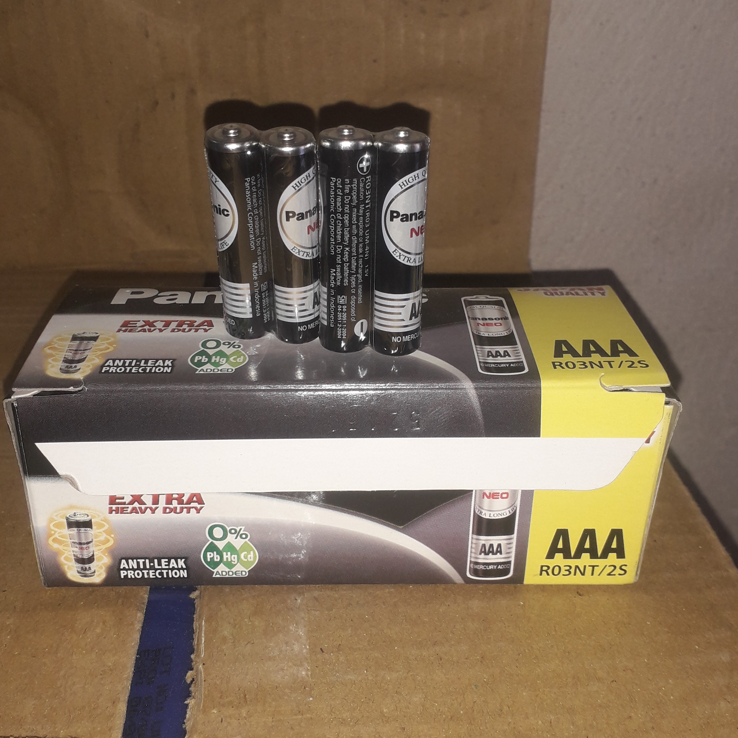 باطری قلم و نیم قلم پاناسونیک ا صلی  بسته 60 عددی