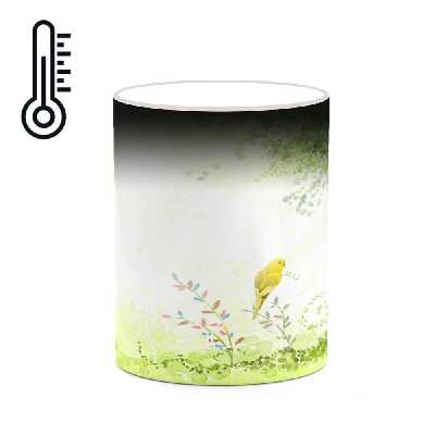 ماگ حرارتی کاکتی طرح دنیای فانتزی مدل mgh18642