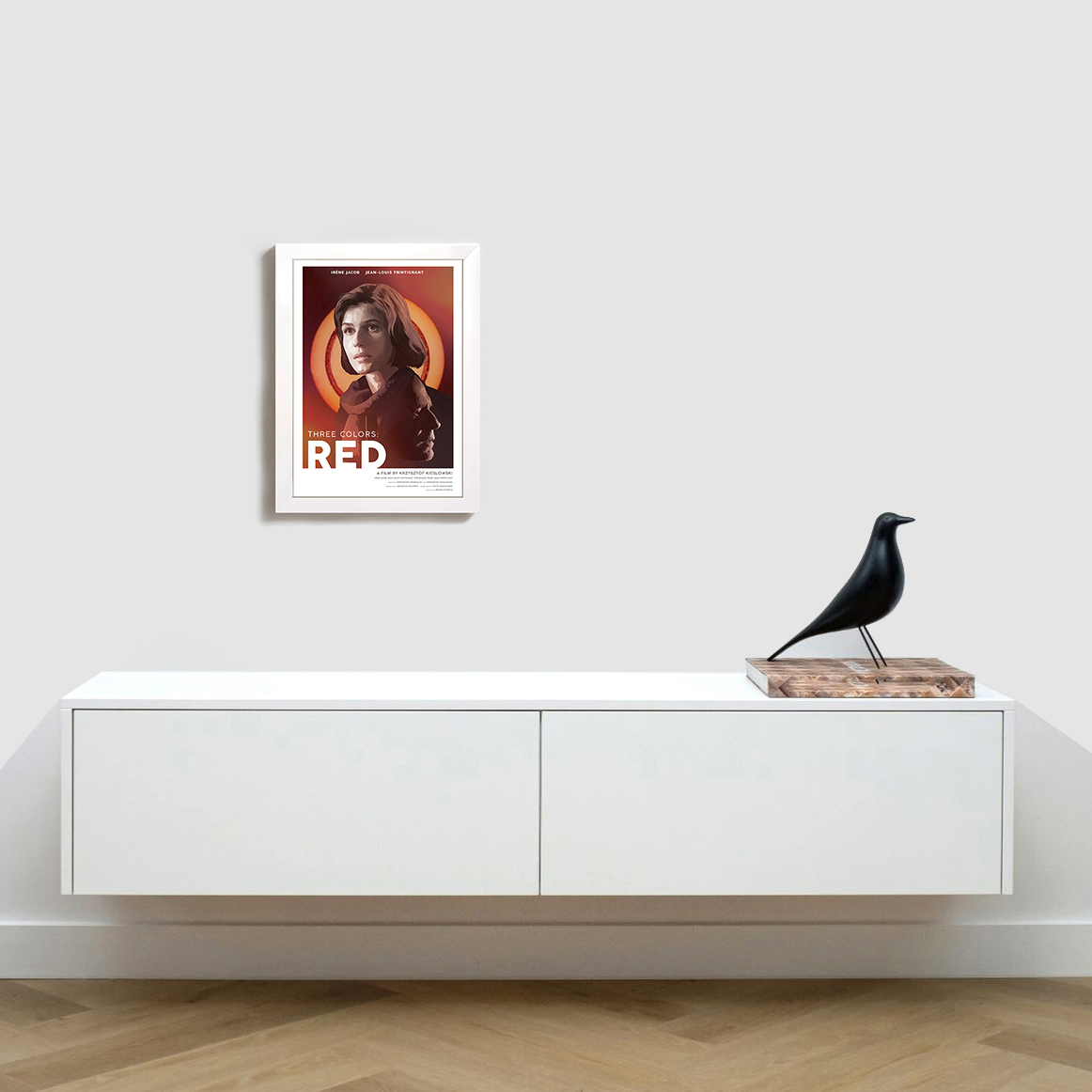 تابلو مدل three colors red W205
