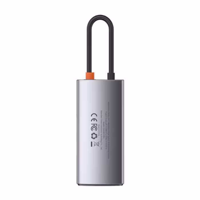 هاب 4 پورت USB-C باسئوس مدل Metal Gleam Series