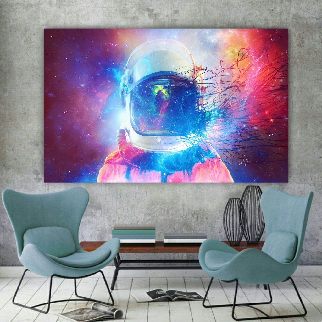 تابلو بوم مدل فضانورد کد AR145