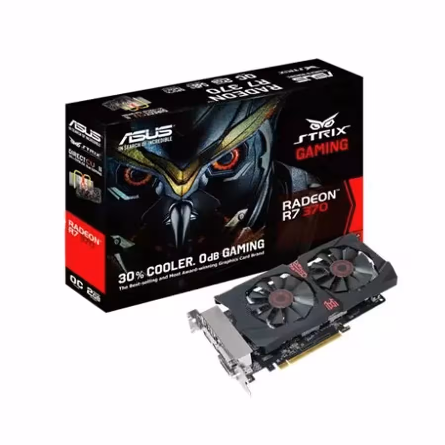 کارت گرافیک ایسوس R7 370 DCII OC STRIX GAMING 2GB GDDR5