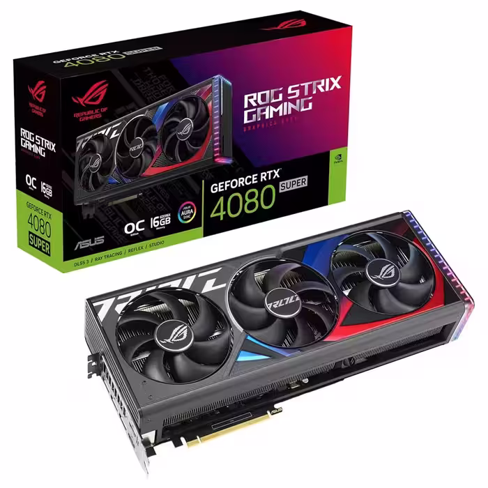 کارت گرافیک ایسوس ROG Strix GeForce RTX 4080 SUPER 16GB GDDR6X OC Edition
