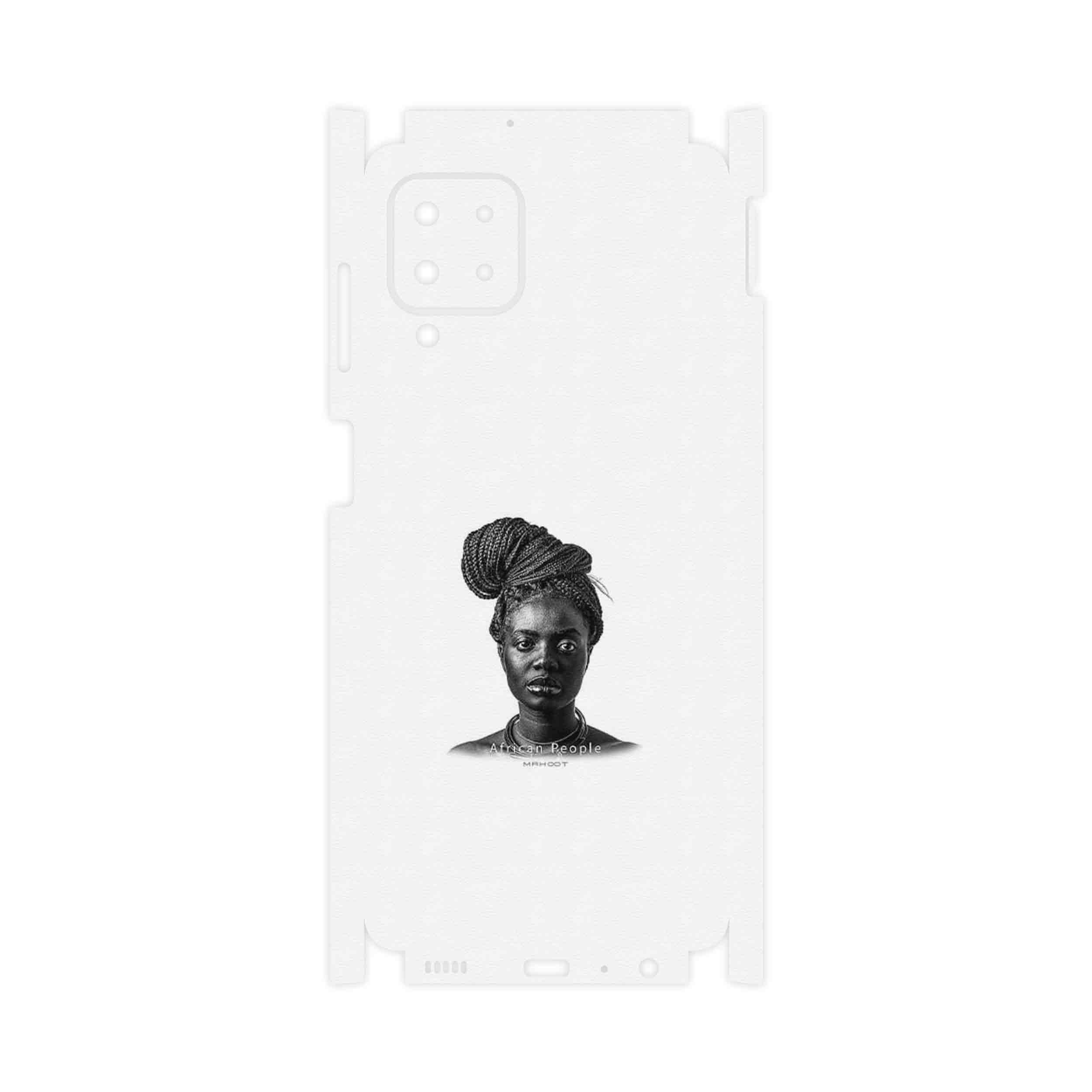 برچسب پوششی ماهوت مدل Portrait of an African Woman-FullSkin مناسب برای گوشی موبایل سامسونگ Galaxy M22