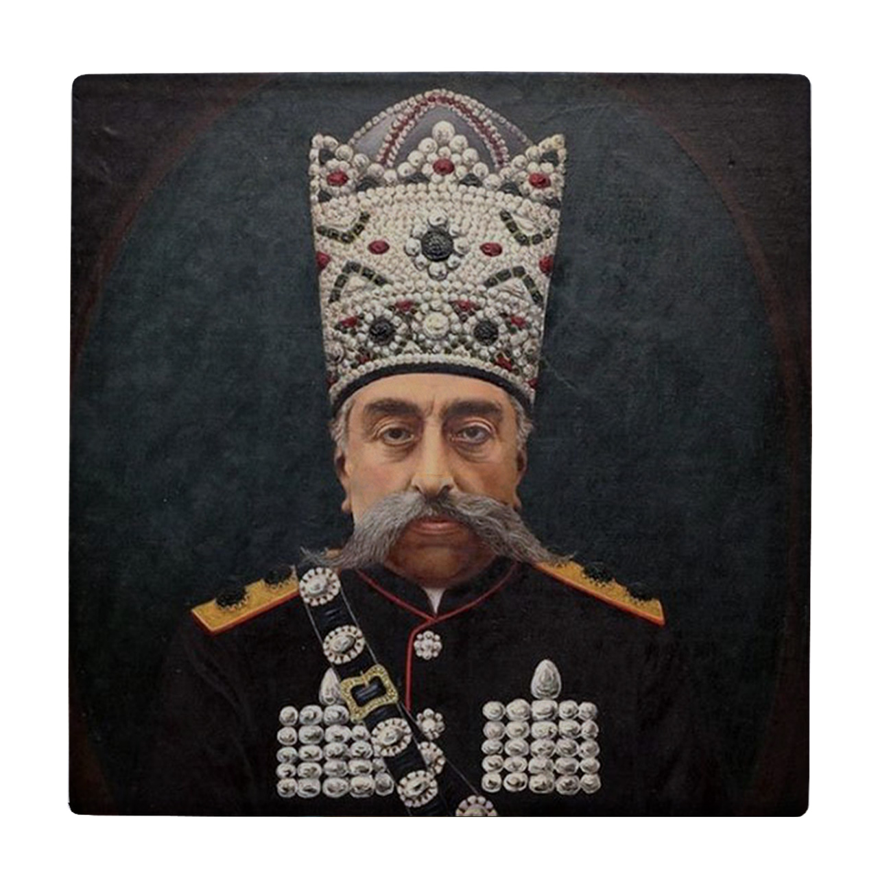 کاشی طرح مظفرالدین شاه کد wk436