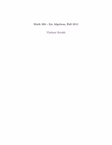 خرید و دانلود نسخه کامل کتاب Math 550 - Lie Algebras, Fall 2011