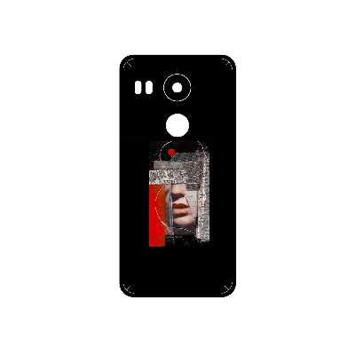برچسب پوششی ماهوت مدل Collage of Mouth مناسب برای گوشی موبایل گوگل Nexus 5X