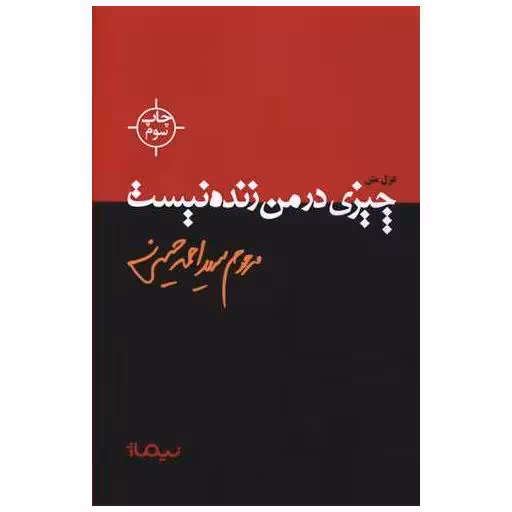 کتاب چیزی در من زنده نیست اثر احمد حسینی
