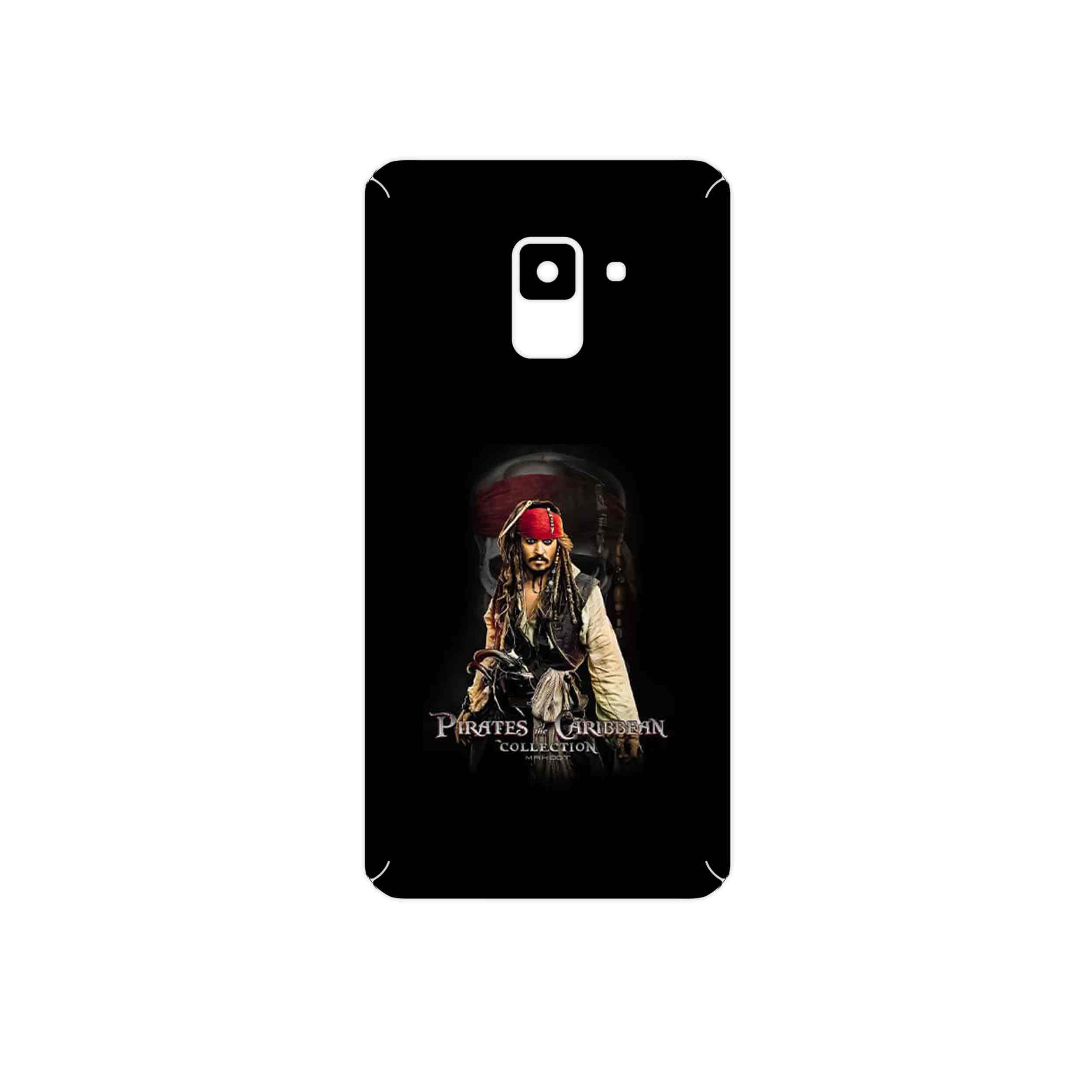 برچسب پوششی ماهوت مدل PIRATES OF THE CARIBBEAN مناسب برای گوشی موبایل سامسونگ Galaxy A8 2018