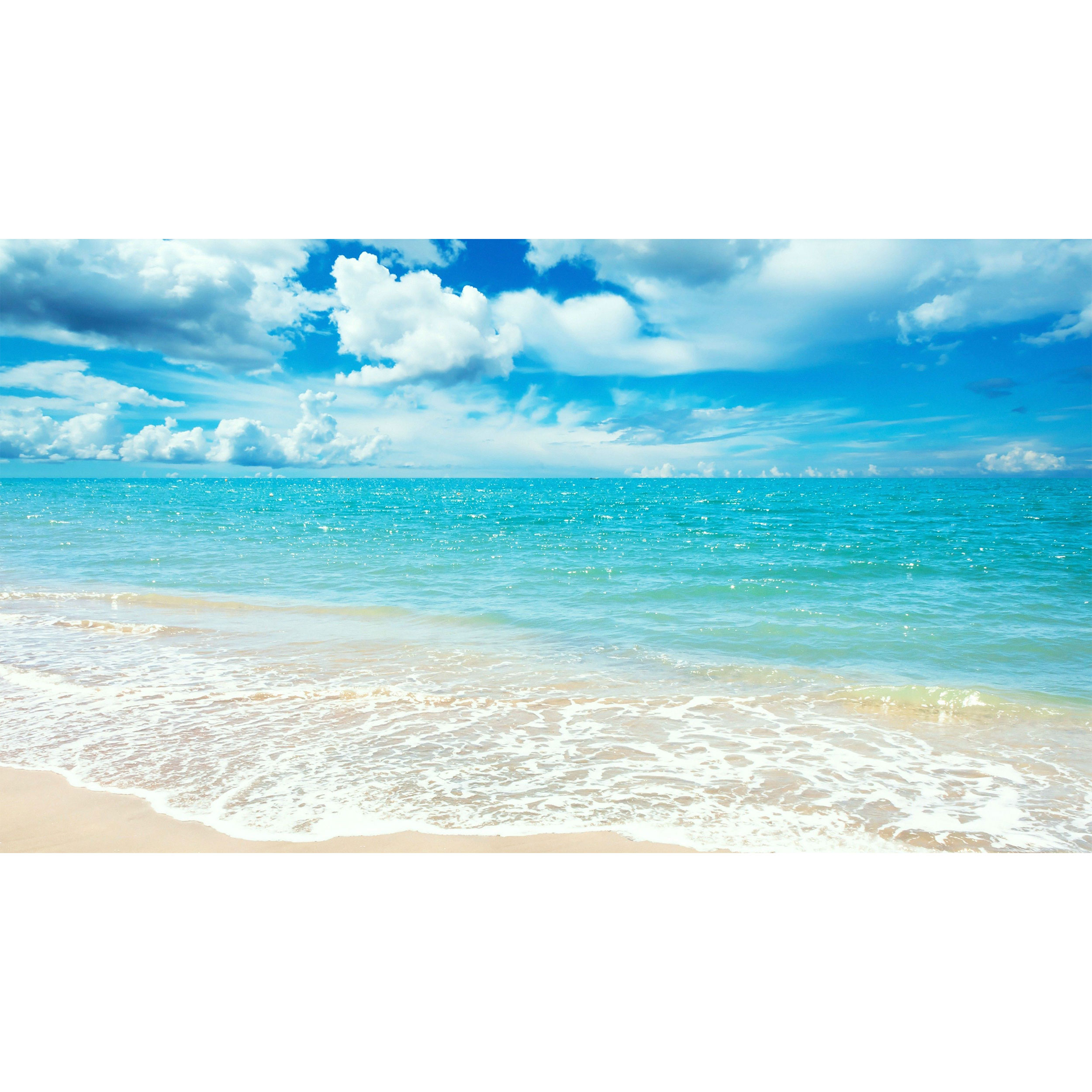 تابلو شاسی مدل دریا و ساحل و آسمان و موج دریا T7605