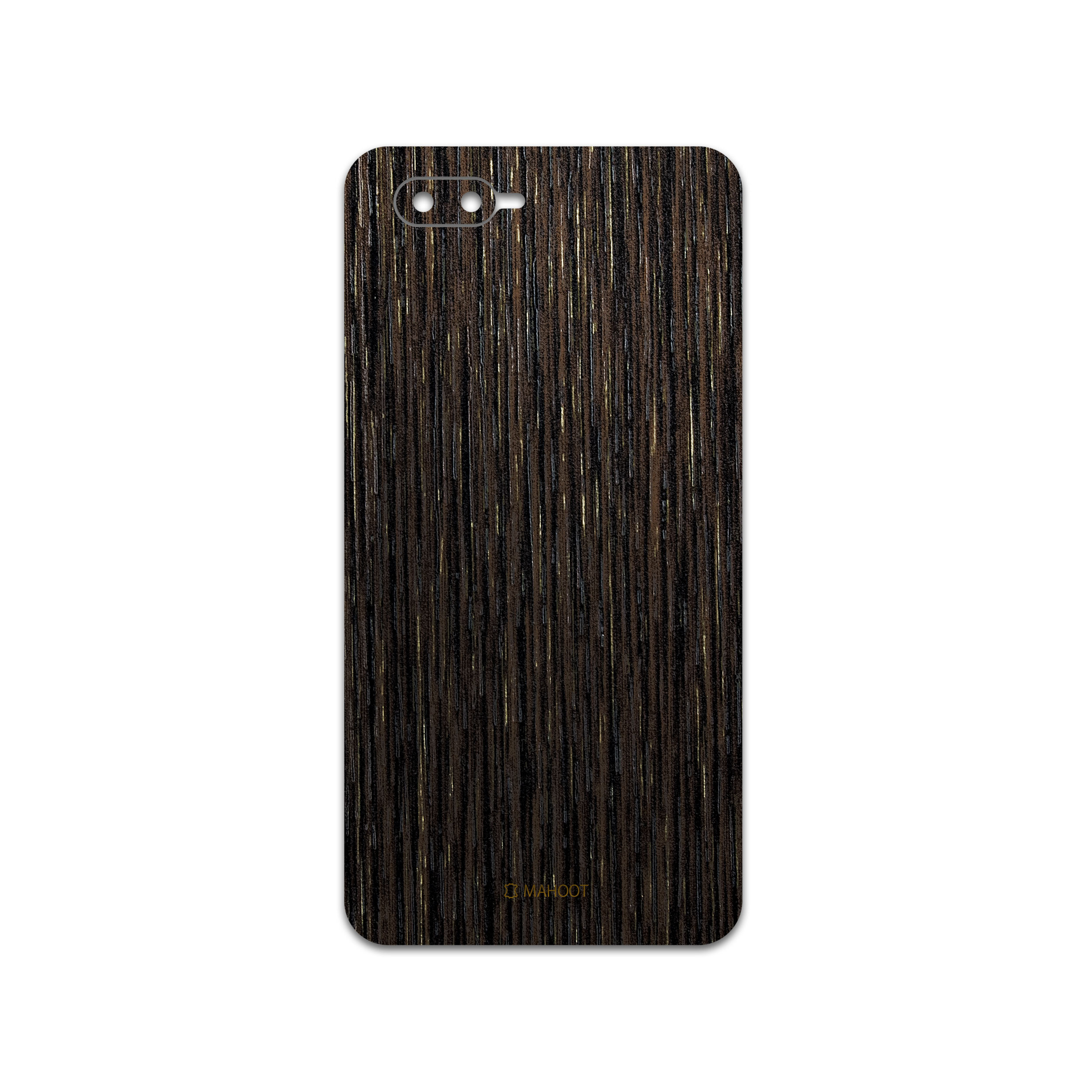 برچسب پوششی ماهوت مدل Dark-Gold-Stripes-Wood مناسب برای گوشی موبایل اپو K1