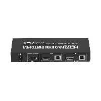 ارسال فوری   ضمانت اصالت کالا   کی وی ام سوئیچ 2 پورت HDMI تی سی تی TC-KSW-21U