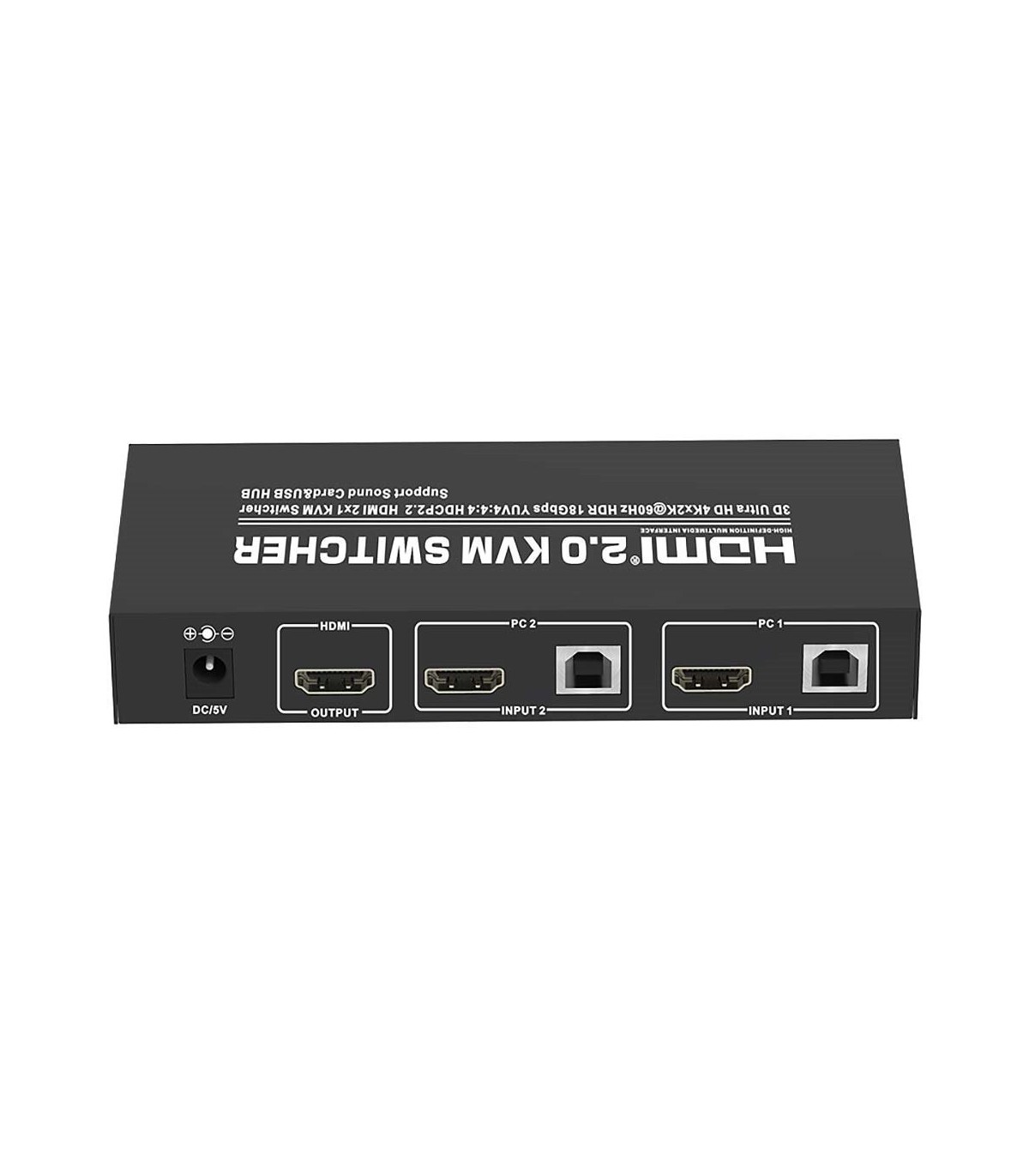 ارسال فوری ضمانت اصالت کالا کی وی ام سوئیچ 2 پورت HDMI تی سی تی TC-KSW-21U