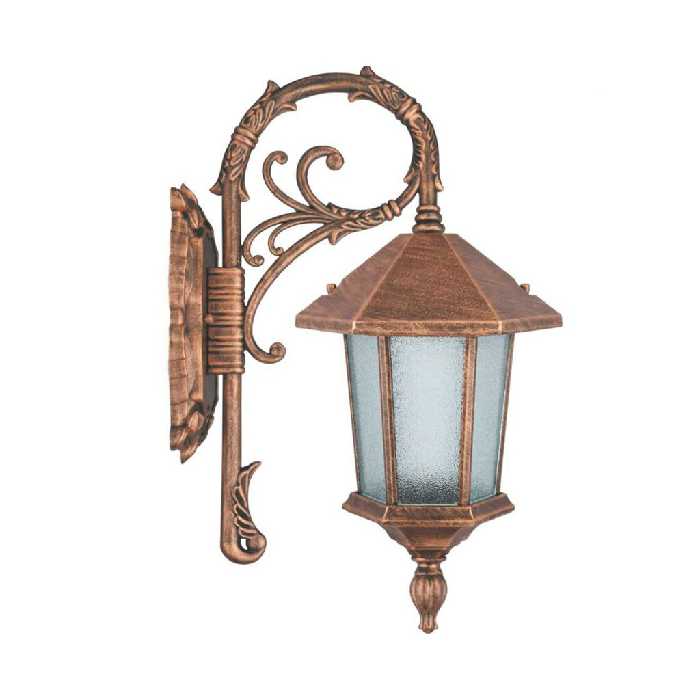 چراغ دیواری حیاطی و پارکی تکشیدفام مدل ویکتوریا کد 7503-15