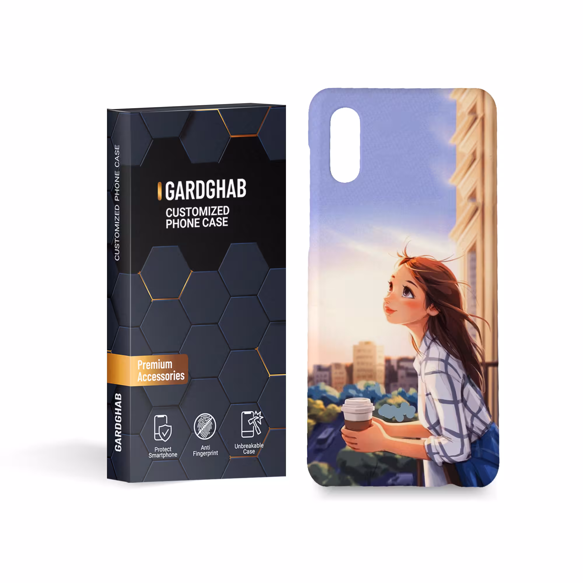 کاور گارد قاب مدل دخترانه مناسب برای گوشی موبایل سامسونگ Galaxy A02