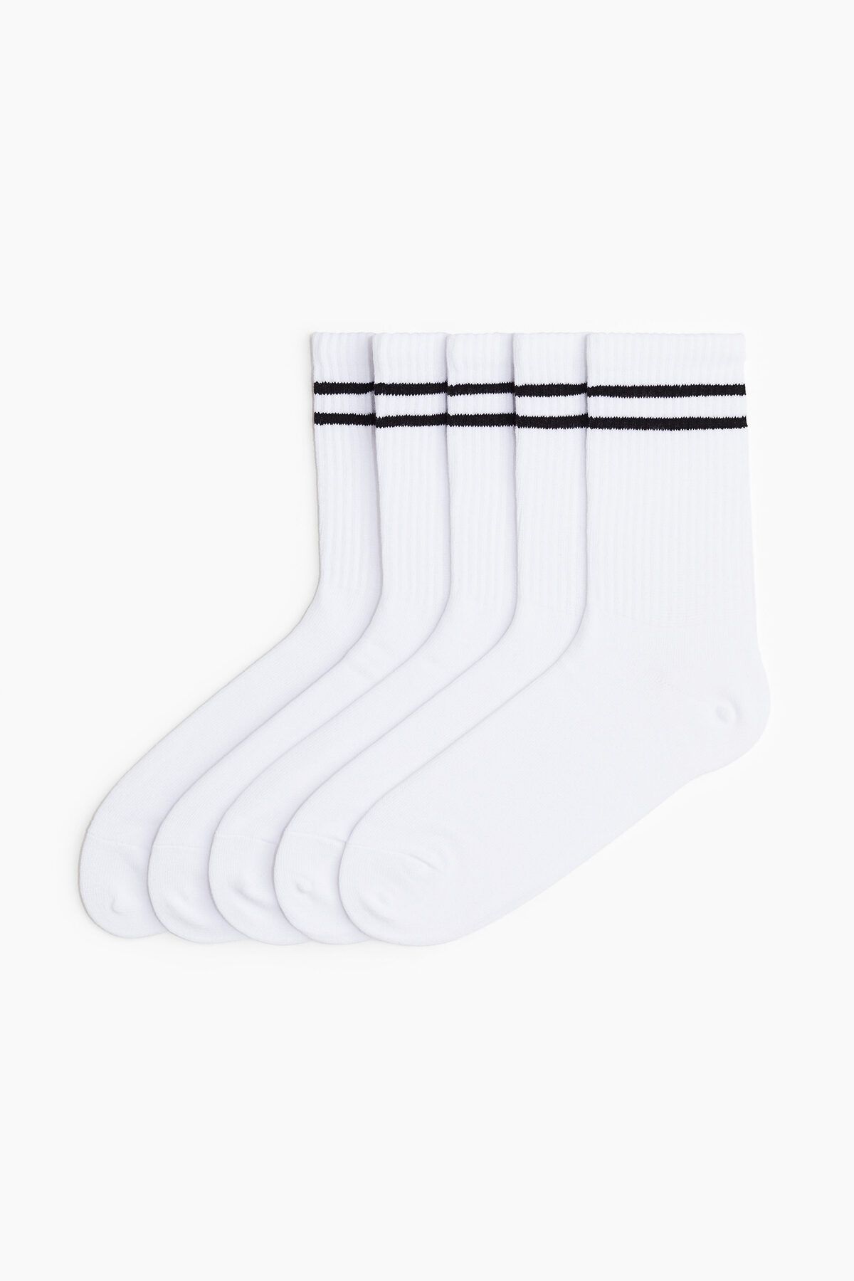 جوراب ورزشی سفید مردانه ™ اورجینال H M H&M