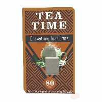 فیلتر چای مدل نخدار کد Large مجموعه 80 عددی