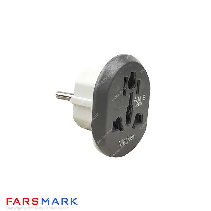 تبدیل برق 3 به 2 مرکان 20 آمپر مدل A.M.B