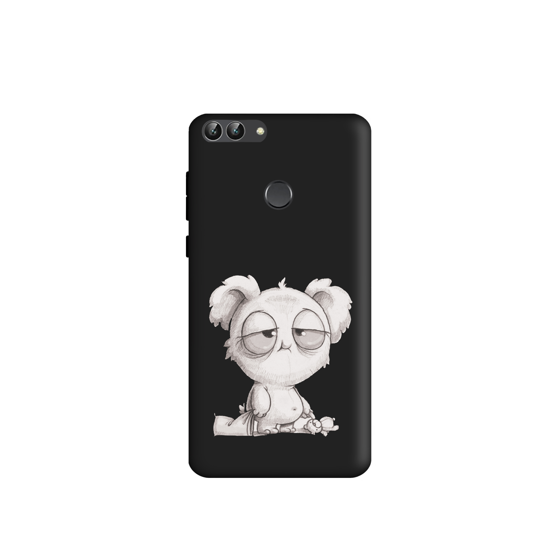 کاور طرح خرس خسته کد u1935 مناسب برای گوشی موبایل  هوآوی P Smart 2018
