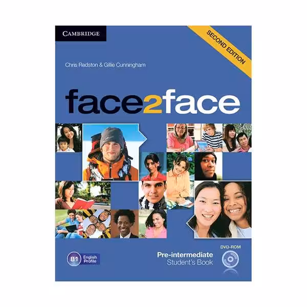 کتاب Face2Face 2nd Pre-Intermediate اثر Gillie Cunningham انتشارات کمبریج 