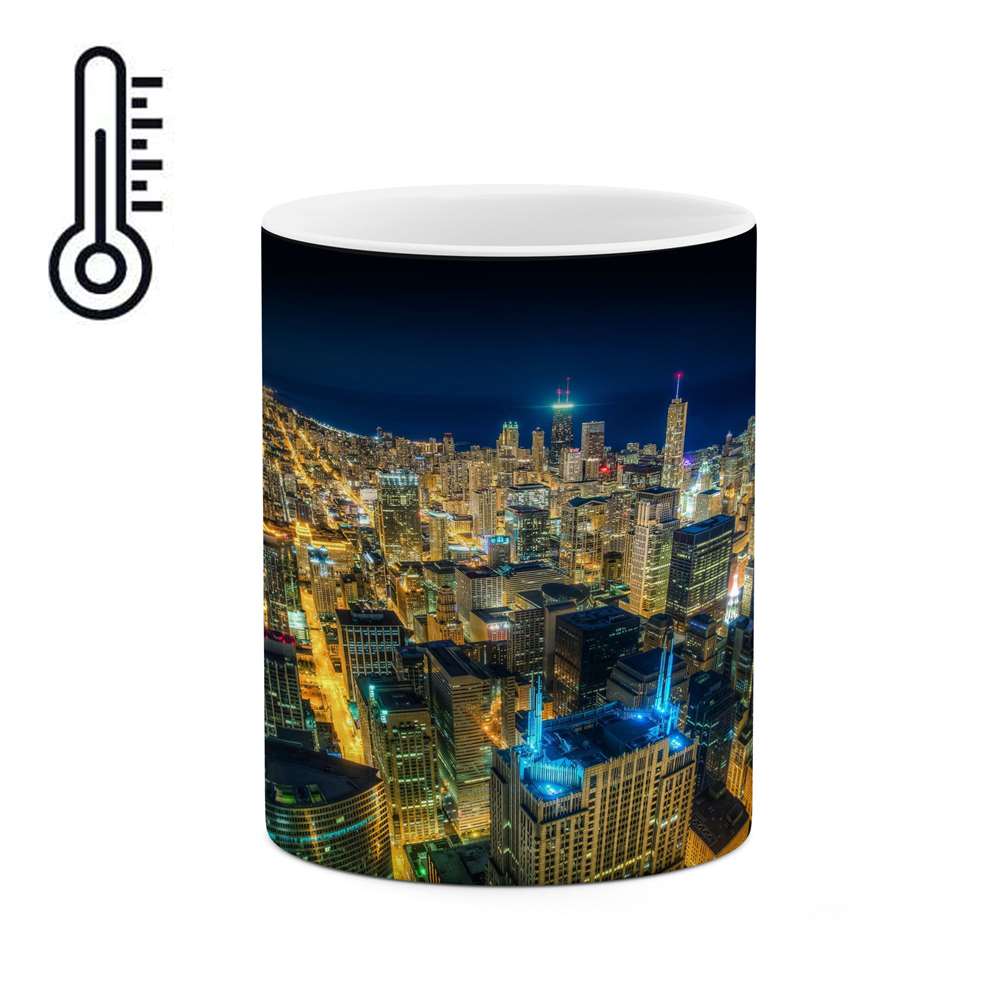 ماگ حرارتی کاکتی طرح شهر مدل mgh13449