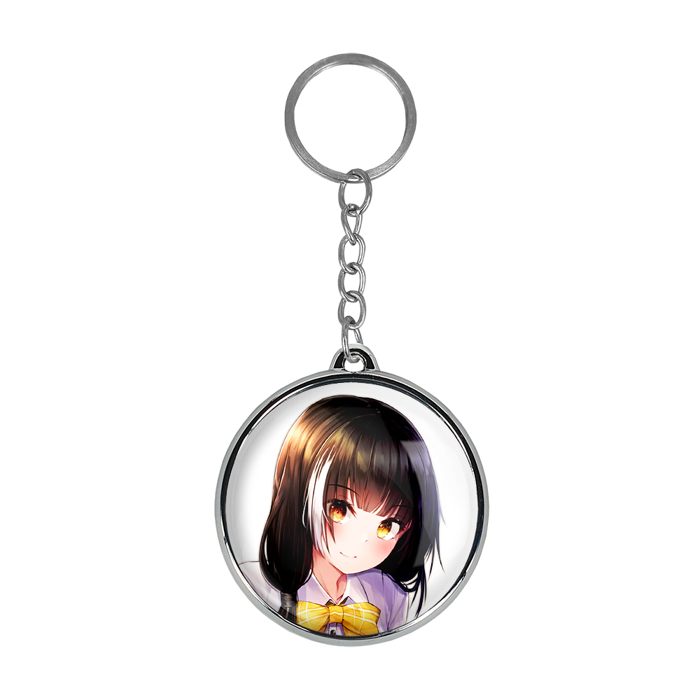 جاکلیدی خندالو طرح دختر انیمه ای مدل دوطرفه کد 1810618112