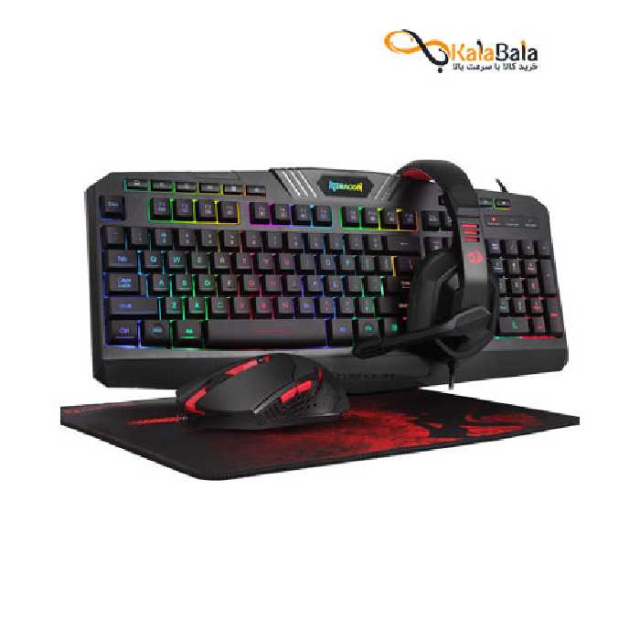 خرید و قیمت ست ماوس و کیبورد مدلRedragon Essentials S101-BA-2