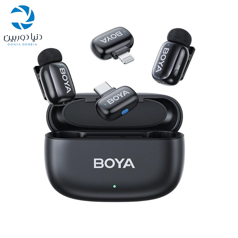 میکروفون بی سیم بویا BOYA Mini 12 Combo Wireless Microphone