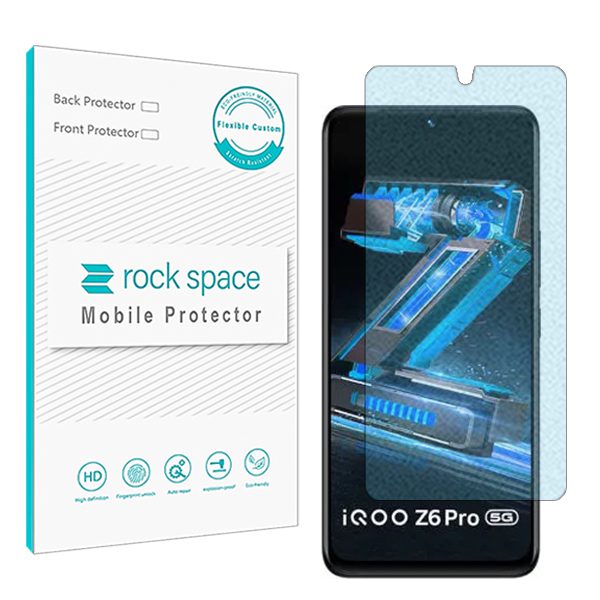 گلس ویوو iQOO Z6 Pro مدل نانو هیدروژل مات آنتی بلو برند راک اسپیس کد S