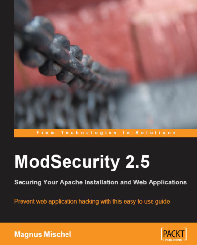 خرید و دانلود نسخه کامل کتاب ModSecurity 2.5
