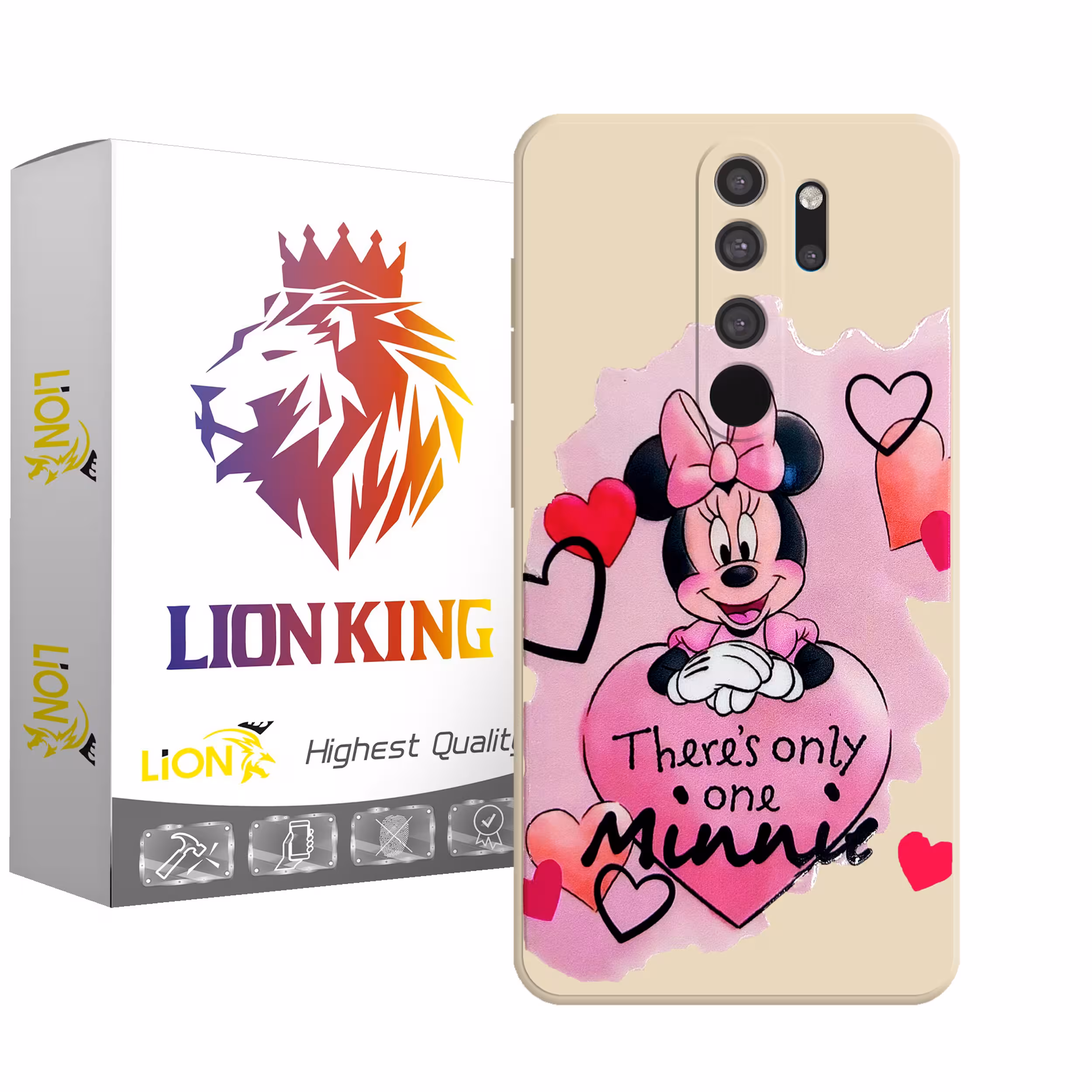 کاور لاین کینگ مدل ONLYMINI مناسب برای گوشی موبایل شیائومی Redmi Note 8 Pro
