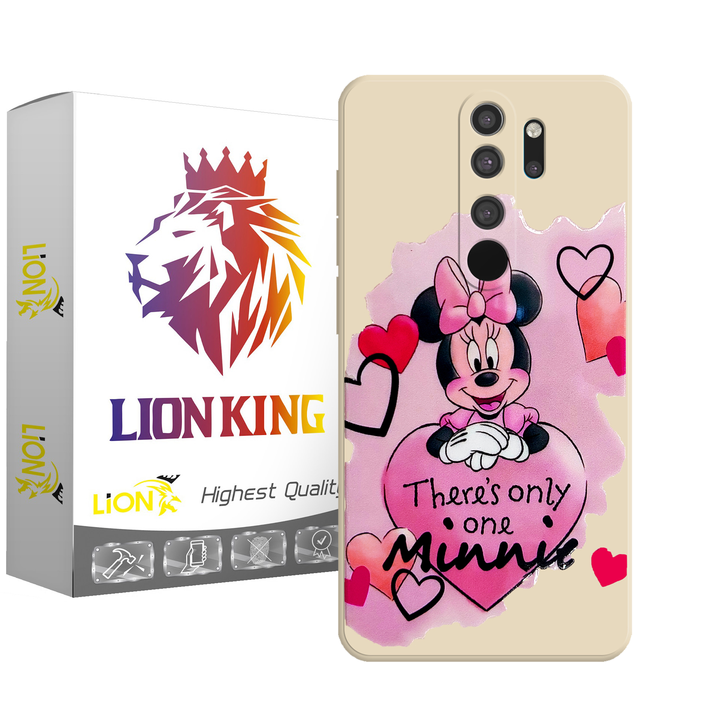 کاور لاین کینگ مدل ONLYMINI مناسب برای گوشی موبایل شیائومی Redmi Note 8 Pro