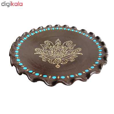 بشقاب دیوارکوب سفالی کد S 036