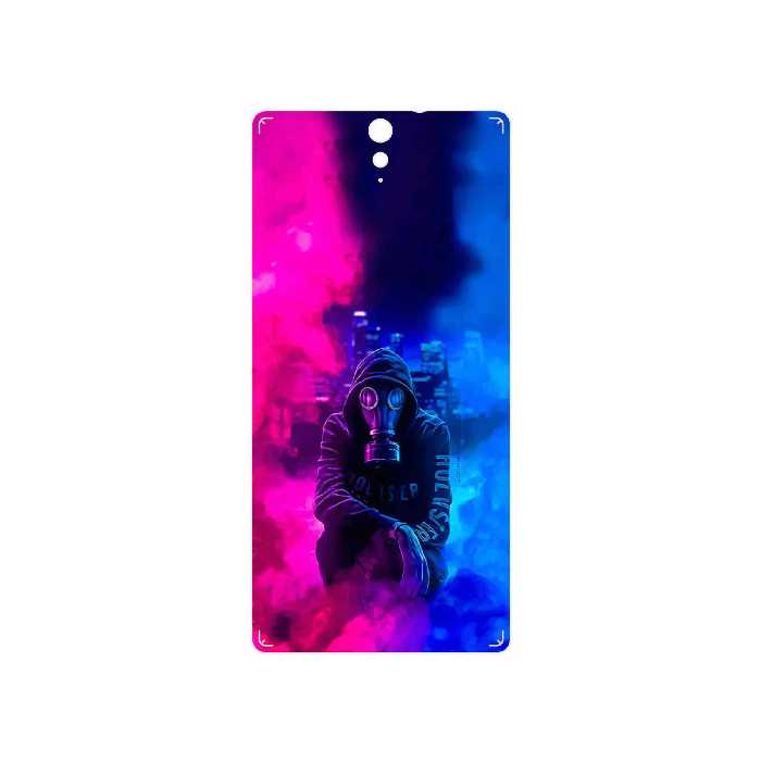 برچسب پوششی ماهوت مدل Smoke Rainbow Digital Art 2 مناسب برای گوشی موبایل سونی Xperia C5