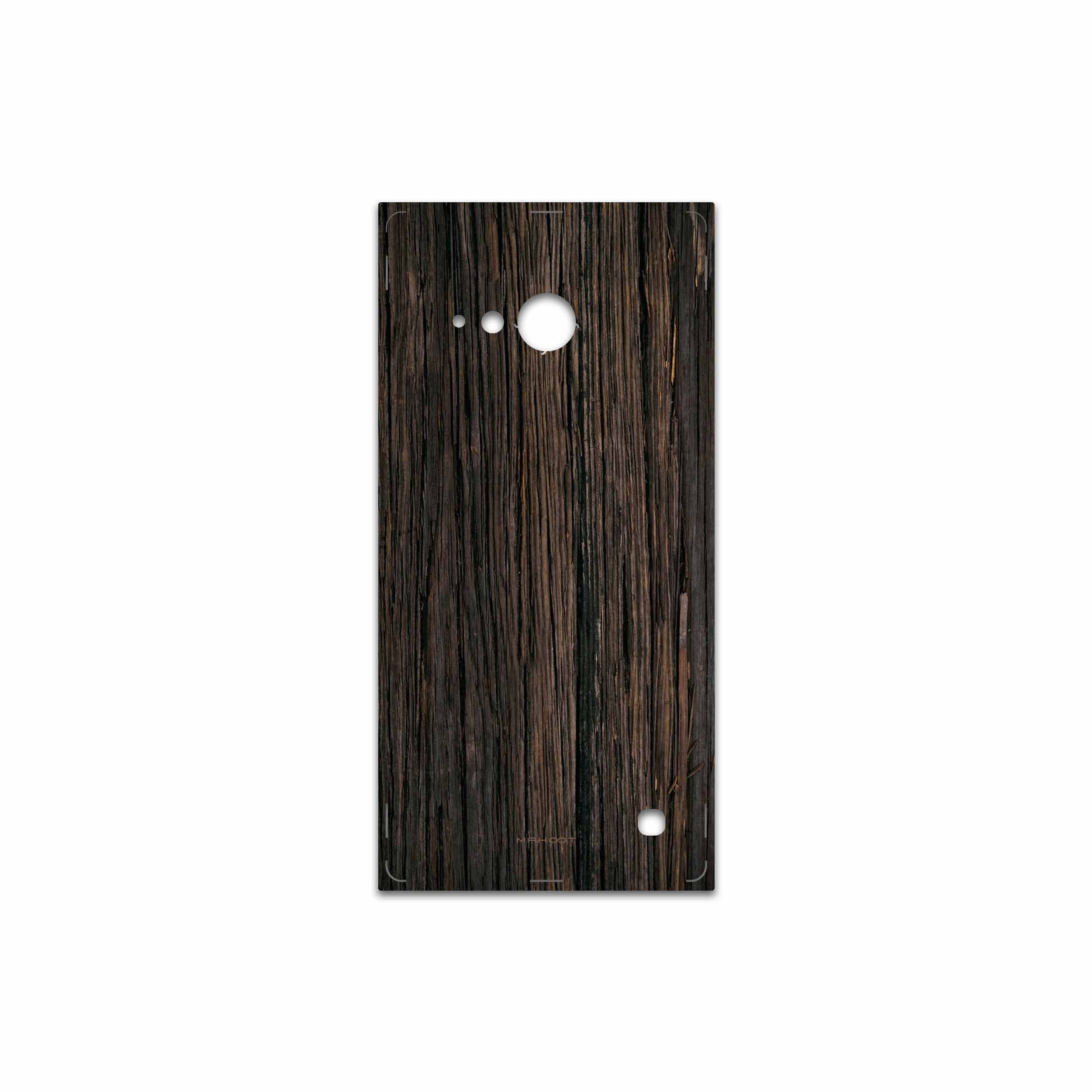 برچسب پوششی ماهوت مدل Burned Wood مناسب برای گوشی موبایل نوکیا Lumia 730