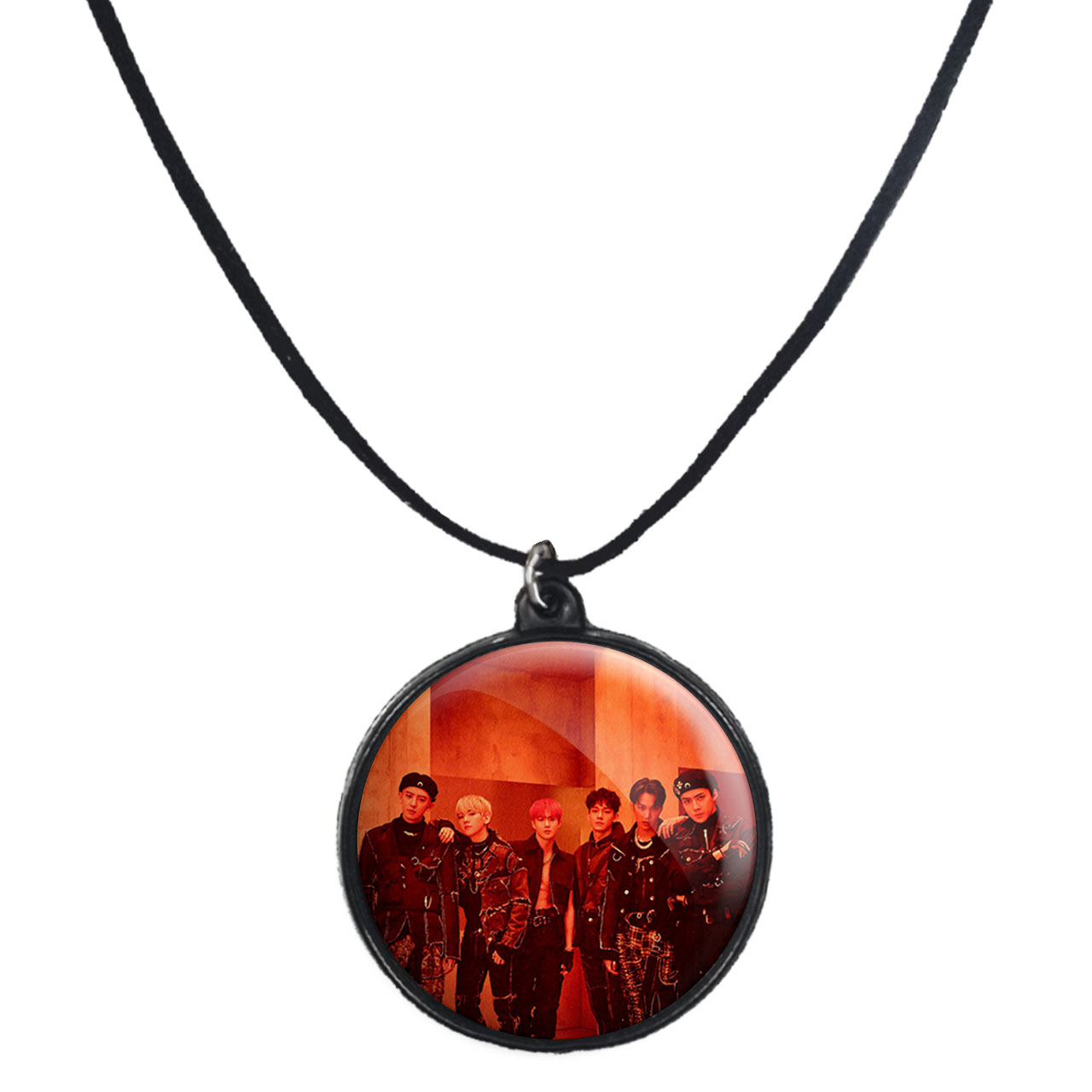 گردنبند پرمانه طرح exo کد pmb.14135 مدل دو طرفه