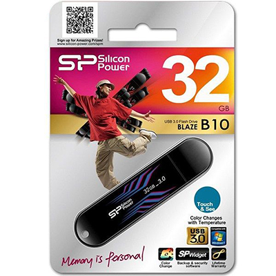 فلش سیلیکون پاور Blaze B10 ظرفیت 32 گیگابایت