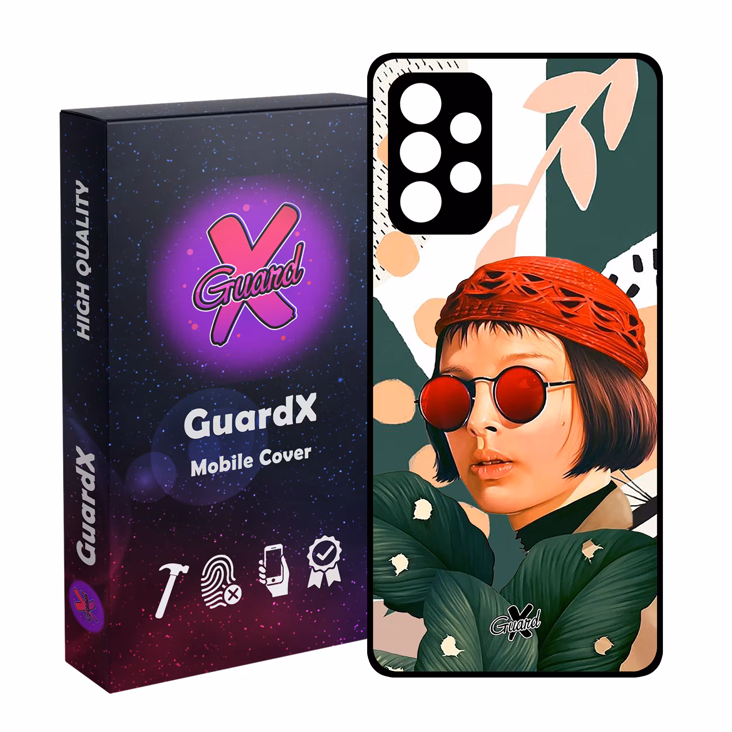 کاور گارد ایکس طرح ماتیلدا مدل Glass10341 مناسب برای گوشی موبایل سامسونگ Galaxy A53