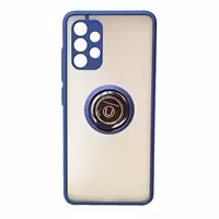 قاب محافظ مات انگشتی سامسونگ آ32 4جی Translucent Matte Hybrid Ring Case samsung a32 4Gسورمه ای